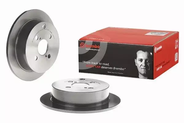 BREMBO TARCZE+KLOCKI TYŁ TOYOTA COROLLA E12 UK 