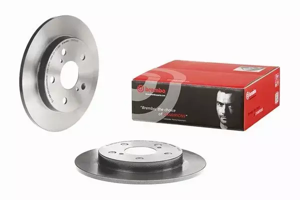 BREMBO TARCZE+KLOCKI TYŁ TOYOTA COROLLA E18 259MM 