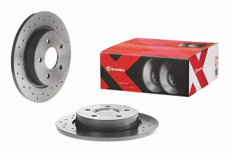 BREMBO TARCZE HAMULCOWE TYŁ 08.A725.1X 