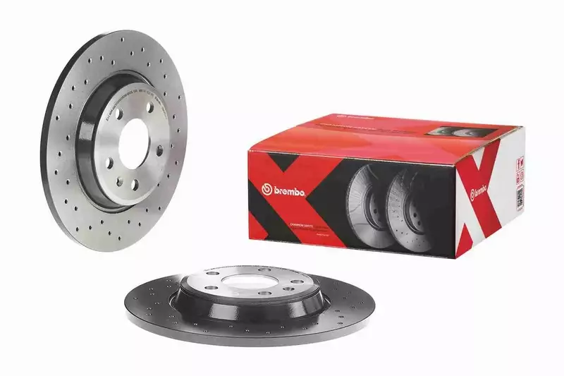 BREMBO XTRA TARCZE+KLOCKI TYŁ AUDI A4 B8 300MM 