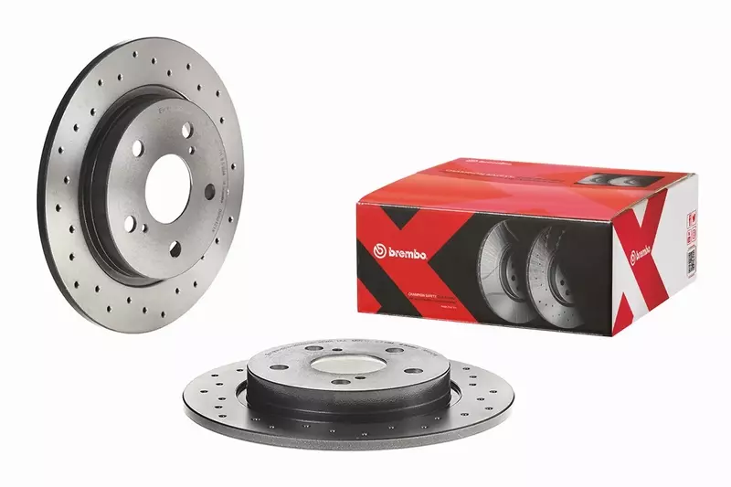 BREMBO TARCZE HAMULCOWE TYŁ 08.A912.1X 