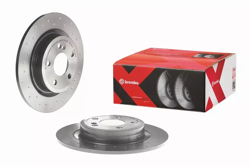 BREMBO TARCZE HAMULCOWE TYŁ 08.B348.4X 