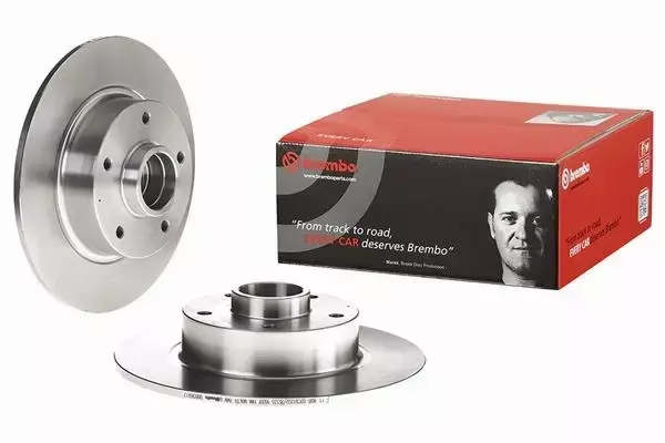  BREMBO TARCZE+KLOCKI TYŁ RENAULT MEGANE III 260MM 