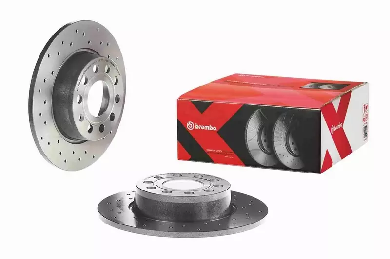 BREMBO TARCZE HAMULCOWE TYŁ 08.B413.1X 