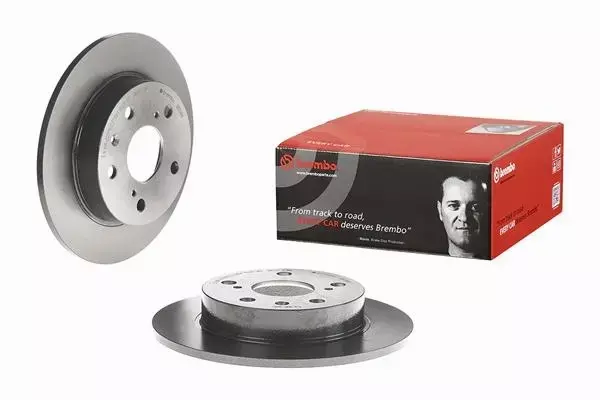 BREMBO TARCZE+KLOCKI TYŁ SUZUKI SX4 S-CROSS 259MM 