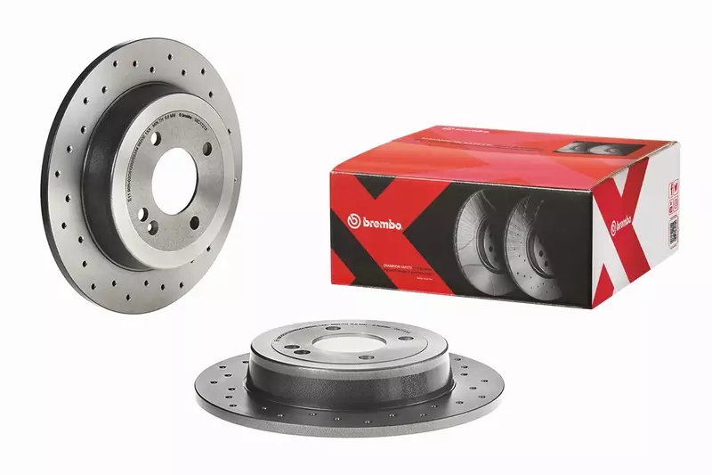 BREMBO TARCZE HAMULCOWE TYŁ 08.C172.1X 