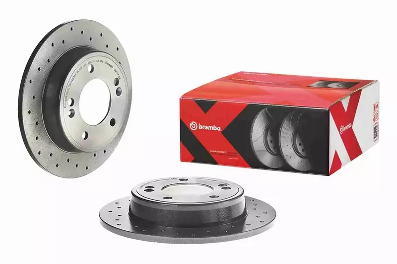 BREMBO TARCZE HAMULCOWE TYŁ 08.C172.2X 