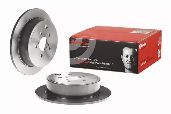 BREMBO TARCZE+KLOCKI TYŁ SUBARU FORESTER SH 286MM 