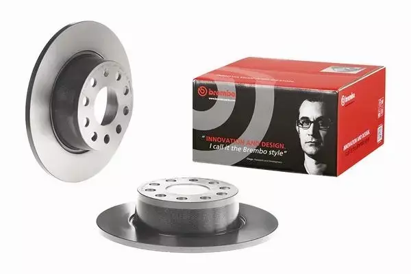 BREMBO TARCZE HAMULCOWE TYŁ 08.D425.11 