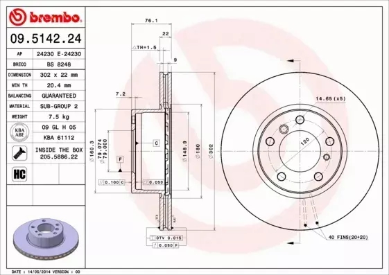 TARCZE BREMBO KLOCKI FERODO P BMW 5 E34 WENTYLOW. 