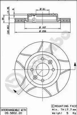 Tarcze hamulcowe BREMBO RENAULT NISSAN DACIA 