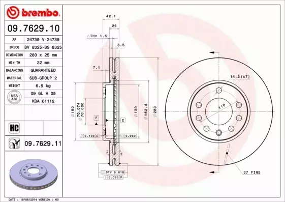 TARCZE BREMBO KLOCKI FERODO P OPEL ASTRA G ZAFIRA 