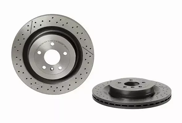 BREMBO TARCZE HAMULCOWE TYŁ 09.B710.11 