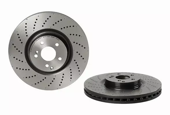 BREMBO TARCZE+KLOCKI PRZÓD MERCEDES S W221 360MM 