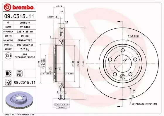 BREMBO  09.C515.11 