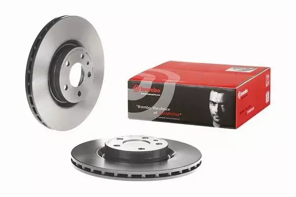 BREMBO TARCZE+KLOCKI PRZÓD FIAT DOBLO II 284MM 