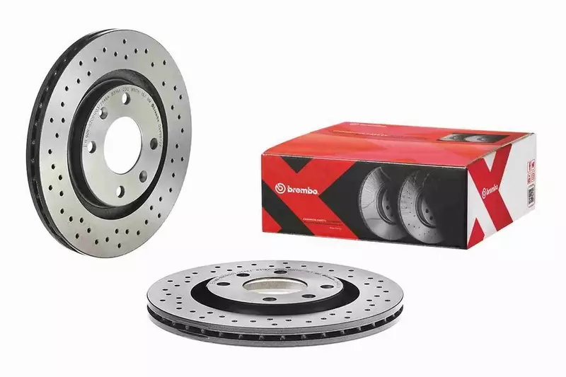 BREMBO TARCZE HAMULCOWE PRZÓD 09.4987.2X 