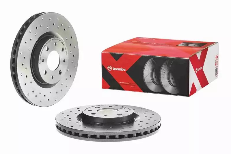 BREMBO TARCZE HAMULCOWE PRZÓD 09.5180.3X 