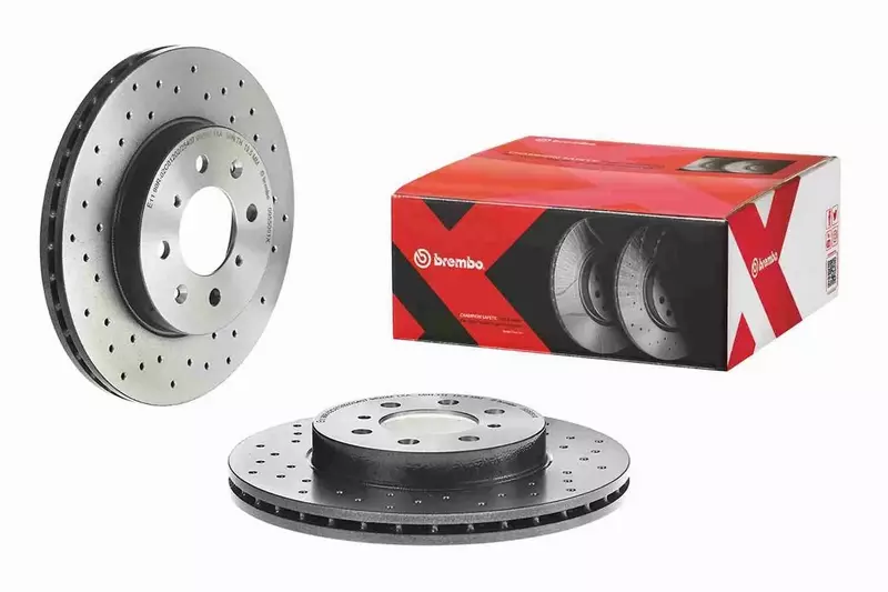 BREMBO TARCZE HAMULCOWE PRZÓD 09.5509.1X 