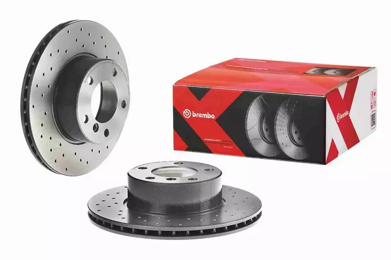 BREMBO XTRA TARCZE+KLOCKI PRZÓD BMW 5 E39 296MM 