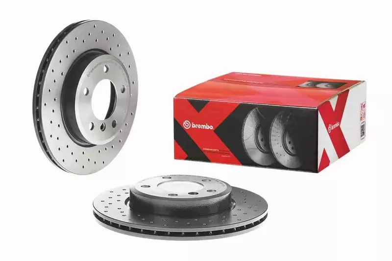 BREMBO XTRA TARCZE+KLOCKI PRZÓD BMW 3 E46 300MM 