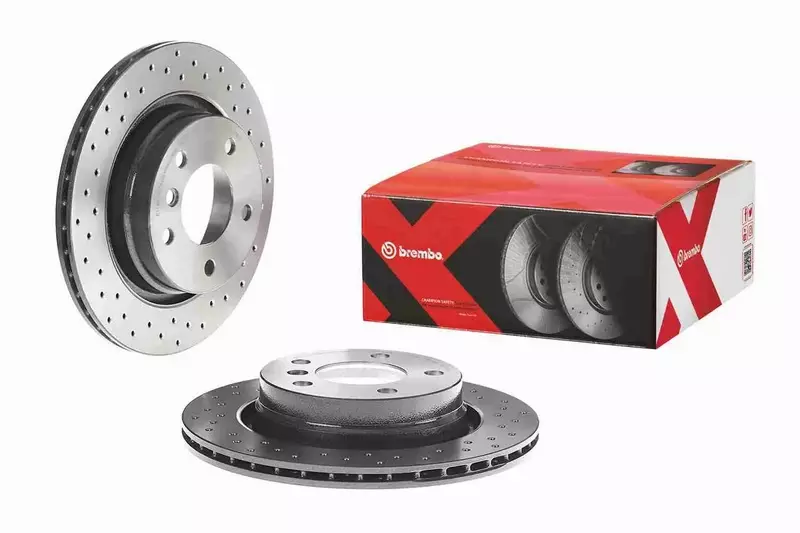 BREMBO TARCZE HAMULCOWE TYŁ 09.7702.1X 