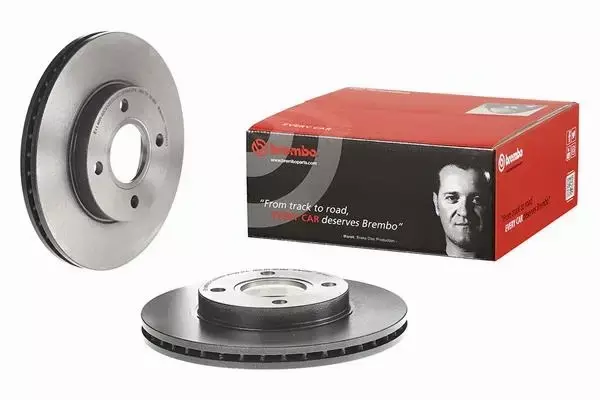 BREMBO TARCZE HAM PRZÓD FORD FIESTA IV V 258MM 