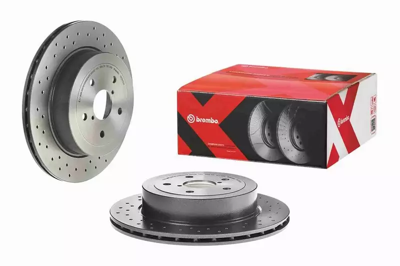 BREMBO TARCZE HAMULCOWE TYŁ 09.7813.2X 