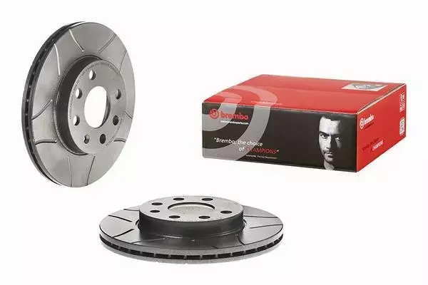 BREMBO TARCZE HAMULCOWE PRZÓD 09.8635.75 