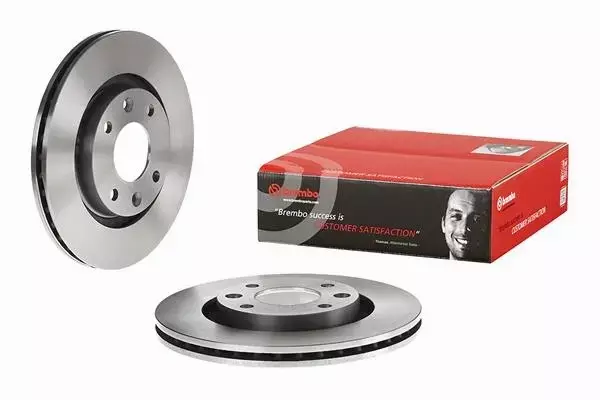 BREMBO TARCZE HAMULC PRZÓD PEUGEOT 206 207 307 