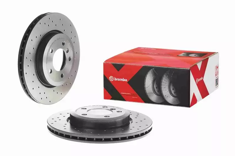 BREMBO XTRA TARCZE+KLOCKI PRZÓD BMW 3 E46 325MM 