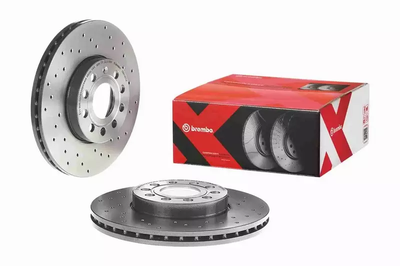 BREMBO XTRA TARCZE+KLOCKI PRZÓD AUDI A3 8P 288MM 