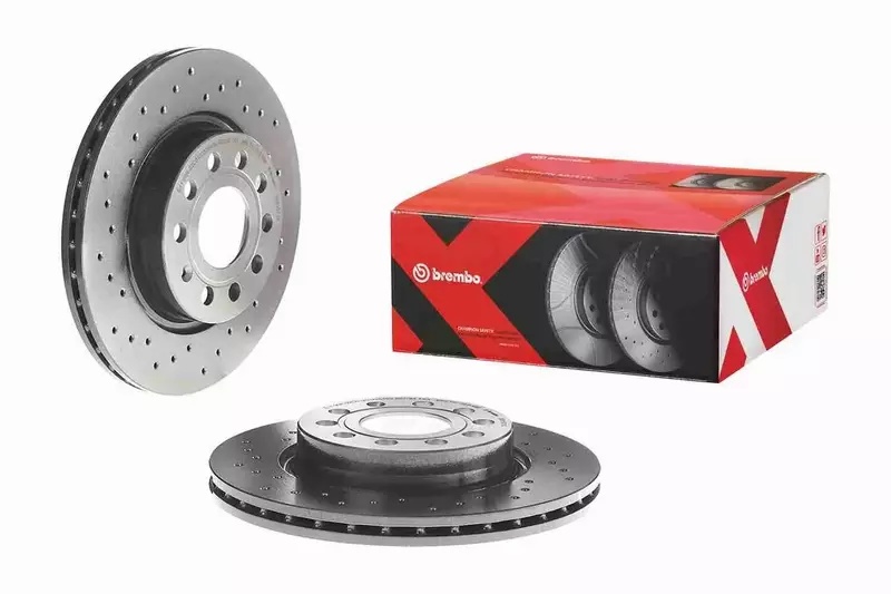 BREMBO XTRA TARCZE+KLOCKI PRZÓD AUDI A3 8P 280MM 