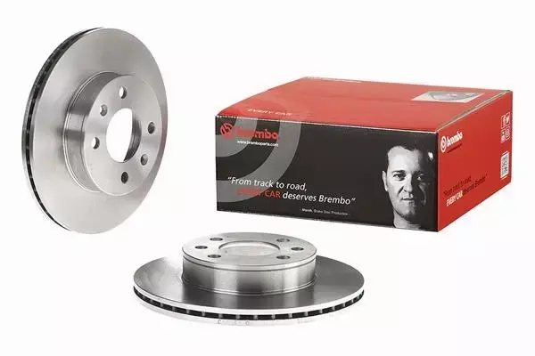 BREMBO TARCZE+KLOCKI PRZÓD HYUNDAI I10 241MM 