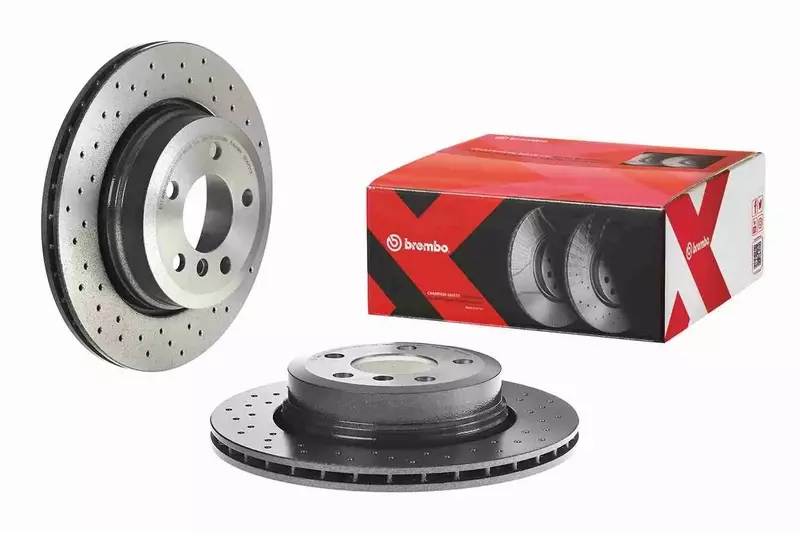 BREMBO XTRA TARCZE+KLOCKI P+T BMW X3 E83 325MM 