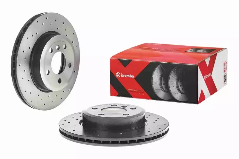 BREMBO XTRA TARCZE+KLOCKI P+T BMW X3 E83 325MM 