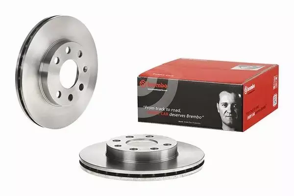 BREMBO TARCZE+KLOCKI PRZÓD OPEL ASTRA F 236MM 