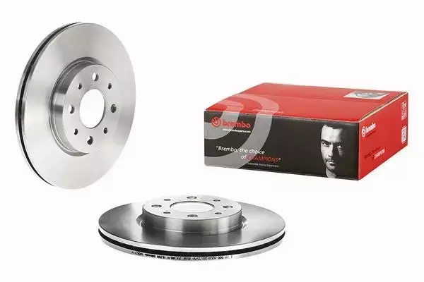 BREMBO TARCZE+KLOCKI PRZÓD FIAT BRAVA 257MM 