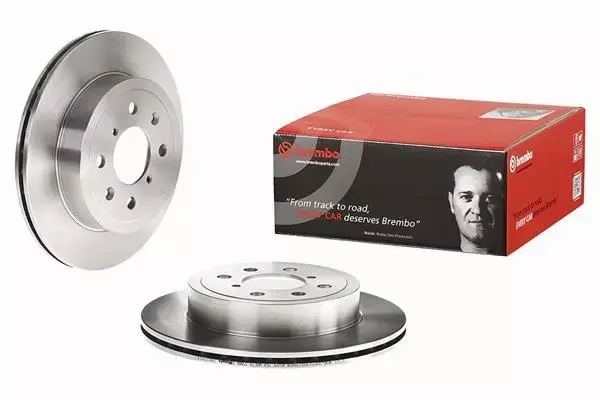 BREMBO TARCZE+KLOCKI PRZÓD OPEL AGILA A 253MM 