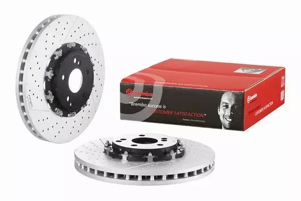 BREMBO TARCZE+KLOCKI PRZÓD MERCEDES C63 CLK63 E63 W211 W212 AMG 360MM 