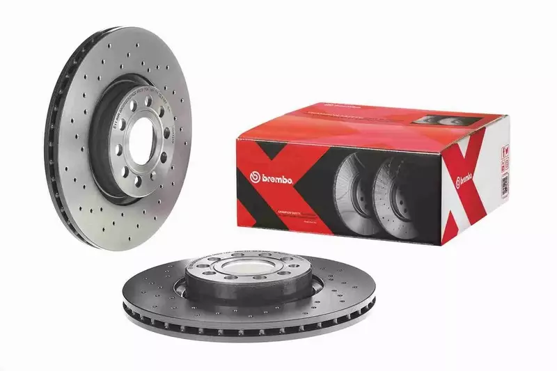 BREMBO TARCZE HAMULCOWE PRZÓD 09.9772.1X 