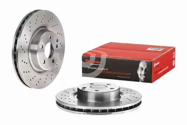 BREMBO TARCZE+KLOCKI PRZÓD MERCEDES E W211 330MM 