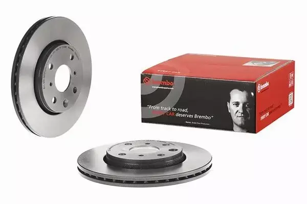  BREMBO TARCZE+KLOCKI PRZÓD TOYOTA AYGO I II 247MM 