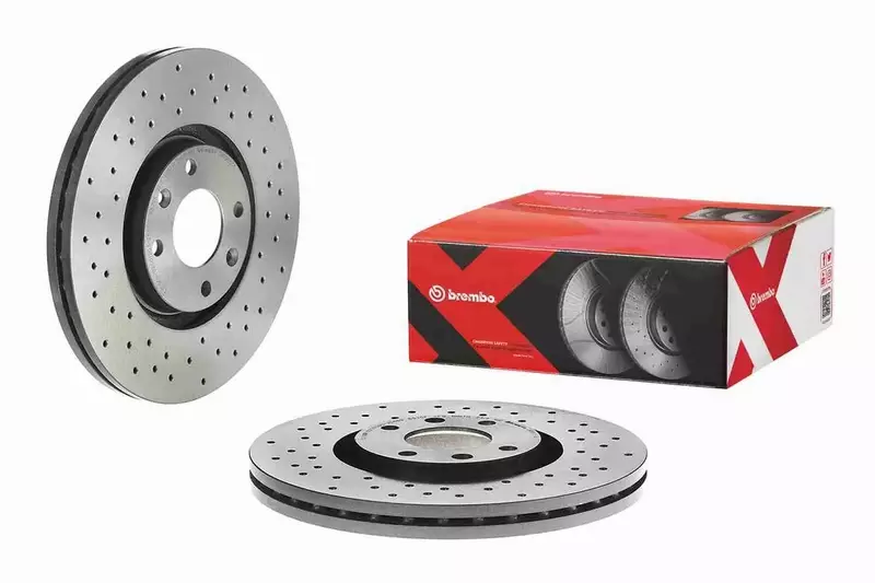 BREMBO TARCZE HAMULCOWE PRZÓD 09.9935.1X 