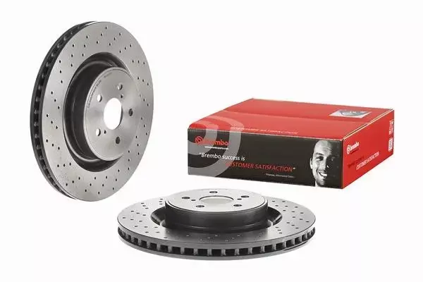 BREMBO TARCZE+KLOCKI PRZÓD LEXUS IS F II 360MM 