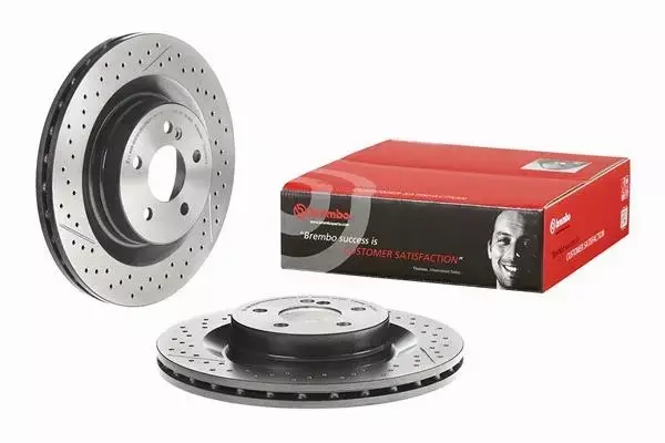 BREMBO TARCZE+KLOCKI T MERCEDES C63 AMG W204 330MM 