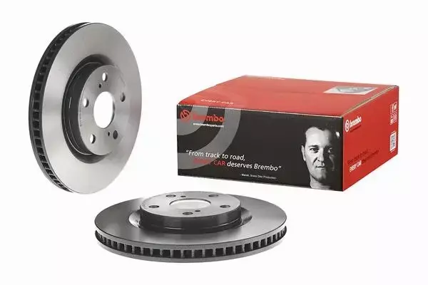 BREMBO TARCZE+KLOCKI PRZÓD TOYOTA AURIS E18 296MM 