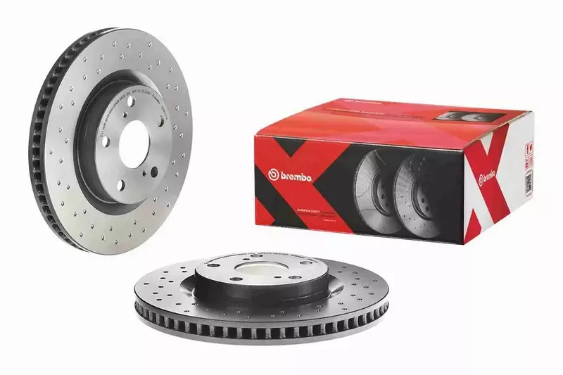 BREMBO TARCZE HAMULCOWE PRZÓD 09.A417.1X 