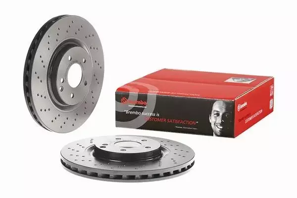 BREMBO TARCZE HAMULCOWE PRZÓD 09.A448.21 