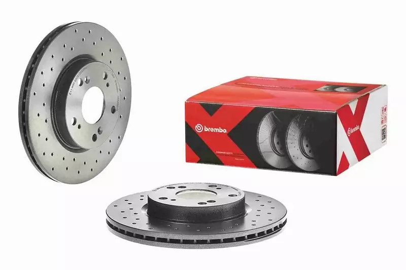 BREMBO XTRA TARCZE+KLOCKI P+T HONDA CIVIC VIII 